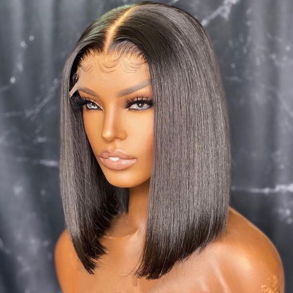 straigh bob wigs for women bone straight brazilian 13x4 hd transparent lace frontal wig t part pre-plucked short bob wigfactory direct, Black
straigh bob wigs for women bone straight brazilian 13x4 hd transparent lace frontal wig t part pre-plucked short bob wigfactory direct, Black