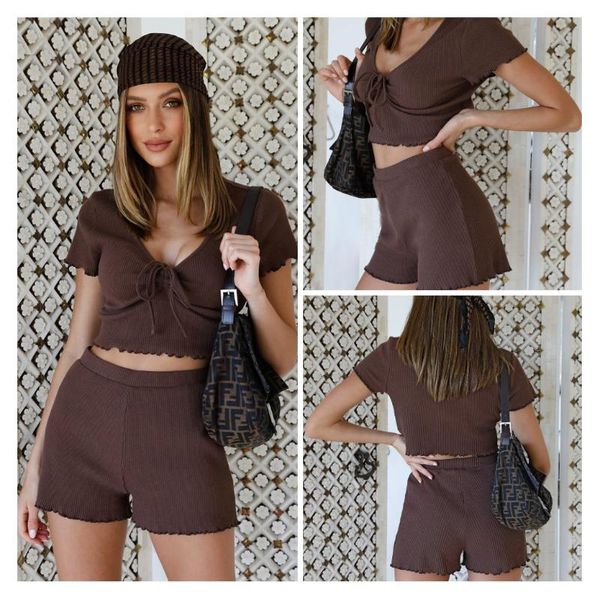 women's tracksuits summer two piece set women 2021 cotton shorts sets vintage boho bow short sleeve high waist loose mujer outfits, Gray
women's tracksuits summer two piece set women 2021 cotton shorts sets vintage boho bow short sleeve high waist loose mujer outfits, Gray
