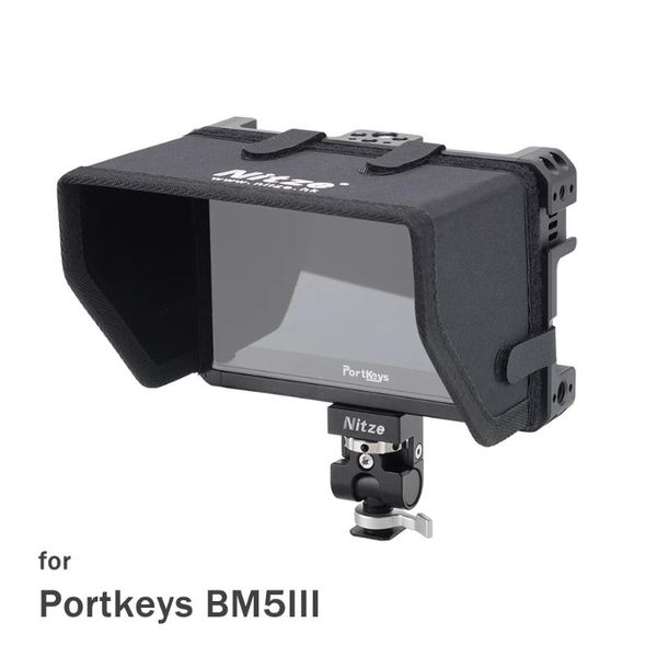 lighting & studio accessories nitze monitor cage with sunshade hood for portkeys bm5 iii screen rig cable clamp protective
lighting & studio accessories nitze monitor cage with sunshade hood for portkeys bm5 iii screen rig cable clamp protective