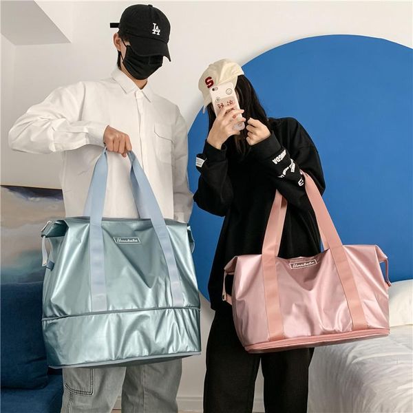 duffel bags large-capacity travel bag, splashing water, short-distance luggage shoulder bag wet and dry separation swimming gym
duffel bags large-capacity travel bag, splashing water, short-distance luggage shoulder bag wet and dry separation swimming gym