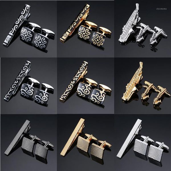 novelty cuff links necktie clip for tie pin for men's gift hand tie bars cufflinks clip set jewelry1, Silver;golden
novelty cuff links necktie clip for tie pin for men's gift hand tie bars cufflinks clip set jewelry1, Silver;golden