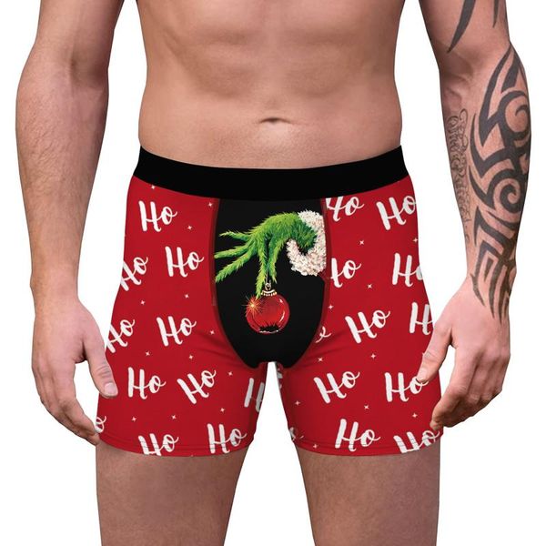 underpants christmas men's shorts fashion printing pants underwear mid waist elastic waistband boxer brief breathable, Black;white
underpants christmas men's shorts fashion printing pants underwear mid waist elastic waistband boxer brief breathable, Black;white