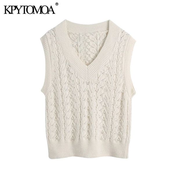women fashion with faux pearl knitted vest sweater vintage v neck sleeveless female waistcoat chic 210420, Black;white
women fashion with faux pearl knitted vest sweater vintage v neck sleeveless female waistcoat chic 210420, Black;white