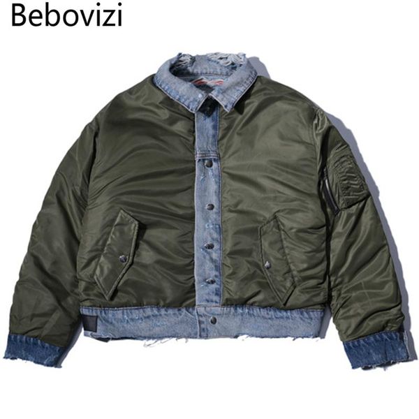 men's jackets bebovizi 2021 hiphop brand high street jacket autumn water cut pocket double-sided wear denim, Black;brown
men's jackets bebovizi 2021 hiphop brand high street jacket autumn water cut pocket double-sided wear denim, Black;brown
