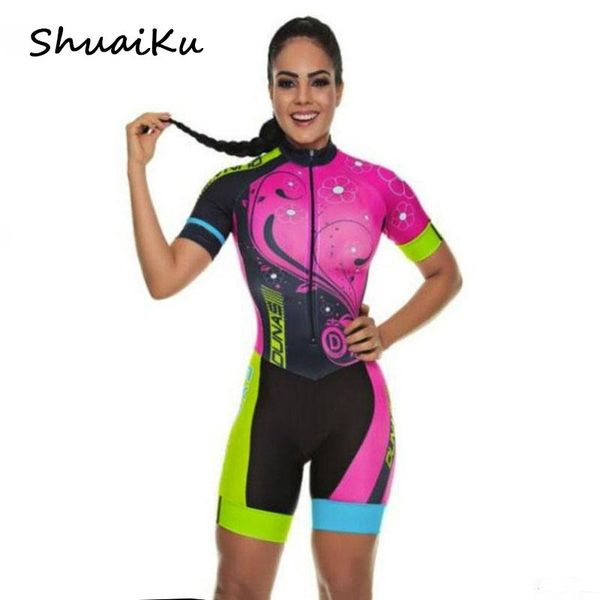 racing sets 2021 women's triathlon short sleeve cycling jersey skinsuit maillot ropa ciclismo female bike clothes go pro team jumpsuit, Black;blue
racing sets 2021 women's triathlon short sleeve cycling jersey skinsuit maillot ropa ciclismo female bike clothes go pro team jumpsuit, Black;blue