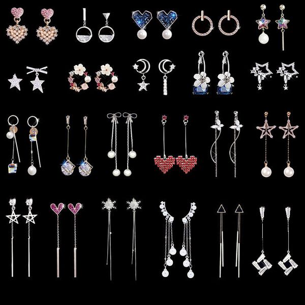 korean 925 sier needle earrings temperament versatile personalized simple long tassel women's trendy ear accessories, Golden
korean 925 sier needle earrings temperament versatile personalized simple long tassel women's trendy ear accessories, Golden