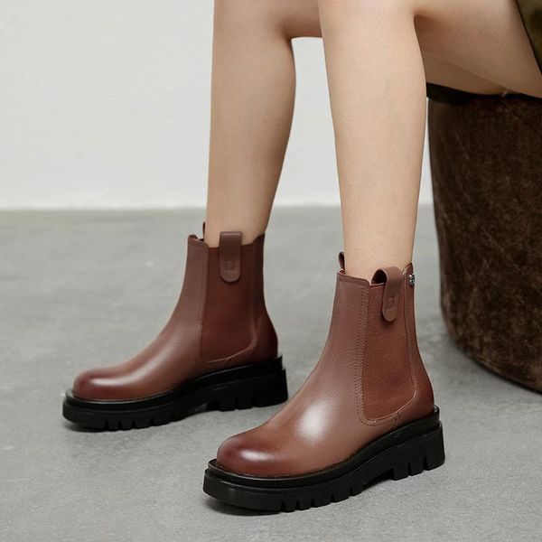 boots chunky heels platform winter genuine leather women ankle party night club shoes woman motorcycle, Black
boots chunky heels platform winter genuine leather women ankle party night club shoes woman motorcycle, Black