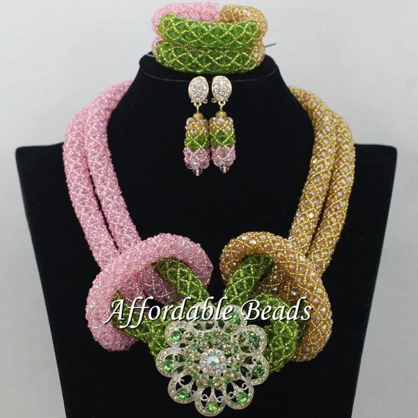 earrings & necklace african dubai jewelry sets nice wedding beads set handmade item wholesale ncd021, Silver
earrings & necklace african dubai jewelry sets nice wedding beads set handmade item wholesale ncd021, Silver
