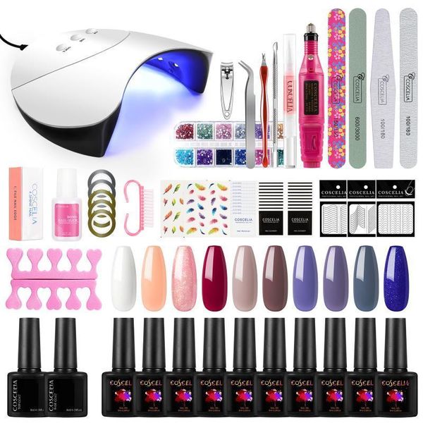 gel nail polish set manicure for varnish dryer lamp drills tools pusher art kit kits1
gel nail polish set manicure for varnish dryer lamp drills tools pusher art kit kits1