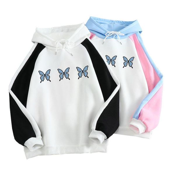 women's hoodies & sweatshirts winter harajuku butterfly loose hoodie large size long sleeve casual color block unisex, Black
women's hoodies & sweatshirts winter harajuku butterfly loose hoodie large size long sleeve casual color block unisex, Black