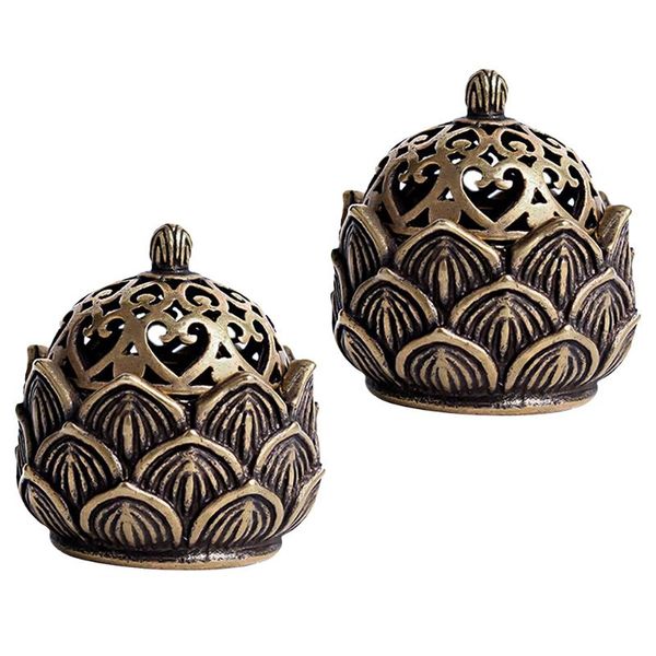 fragrance lamps 2 pcs decorative incense burner copper incenser holder censer deskornament
fragrance lamps 2 pcs decorative incense burner copper incenser holder censer deskornament