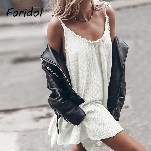 casual loose summer sundress women lace up shoulder mini slip dress white black beach boho clothing dress vestidos 210415, Black;gray
casual loose summer sundress women lace up shoulder mini slip dress white black beach boho clothing dress vestidos 210415, Black;gray