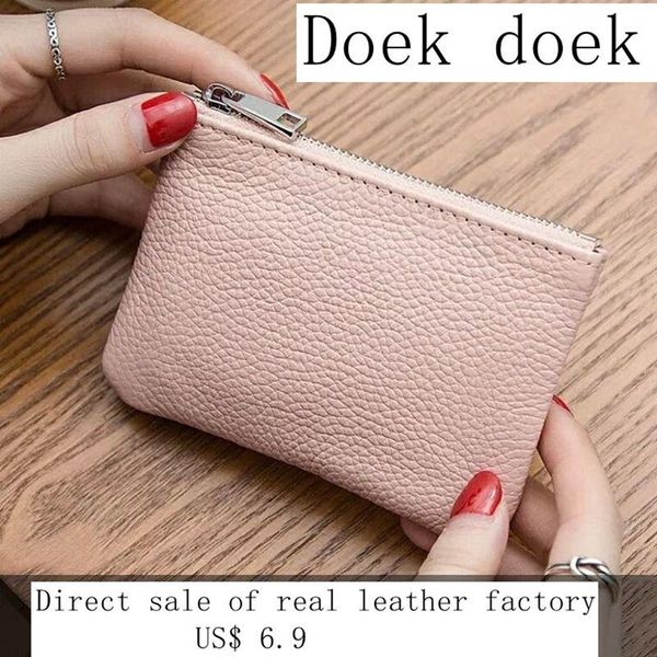 coin purses doek men and women selling leather mini purse slim zipper bag short money female, Red;black
coin purses doek men and women selling leather mini purse slim zipper bag short money female, Red;black
