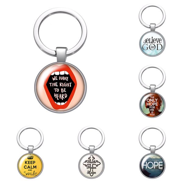 cross faith words hope brave glass cabochon keychain bag car key chain ring holder silver color keychains for men women gifts 
cross faith words hope brave glass cabochon keychain bag car key chain ring holder silver color keychains for men women gifts