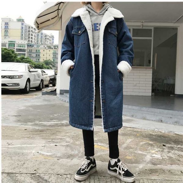 Women's Jackets Spring Autumn Winter Women lambswool jean Coat With 4 Pockets Long Sleeves Warm Jeans Outwear Wide Denim Jacket AEB5, Black;brown
Women's Jackets Spring Autumn Winter Women lambswool jean Coat With 4 Pockets Long Sleeves Warm Jeans Outwear Wide Denim Jacket AEB5, Black;brown