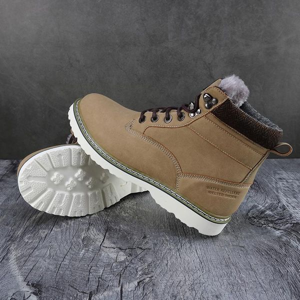 boots mens winter plush snow fashion warm for men lace-up ankle classic male light outdoor tooling botas hombre, Black
boots mens winter plush snow fashion warm for men lace-up ankle classic male light outdoor tooling botas hombre, Black