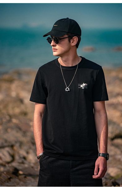 men's t-shirts 2907 boys tide brand creative embroidery slim half sleeve base shirt printed short t-shirt, White;black
men's t-shirts 2907 boys tide brand creative embroidery slim half sleeve base shirt printed short t-shirt, White;black