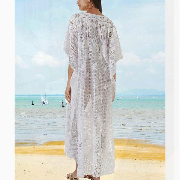 plus size swim long cover up for women bathing suit ups beachwear summer beach dress woman swimwear coverup women's, White;black
plus size swim long cover up for women bathing suit ups beachwear summer beach dress woman swimwear coverup women's, White;black