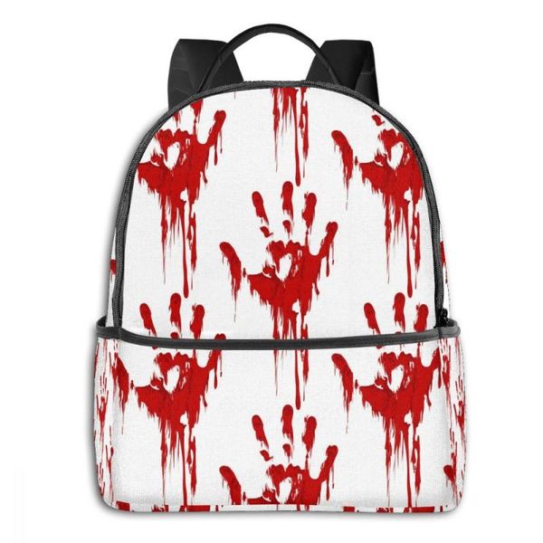 backpack bloody hand horror boy girl school bag for teenager student shoulder travel
backpack bloody hand horror boy girl school bag for teenager student shoulder travel