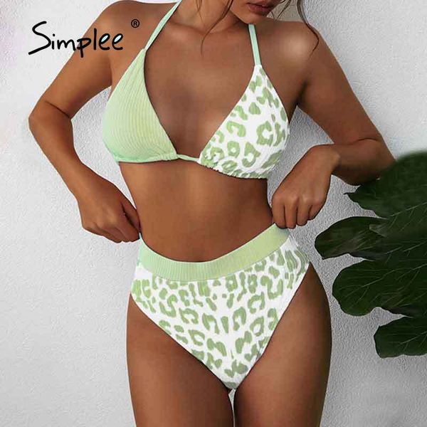 leopard print bikinis mujer high waist swimwear famale patchwork 2 piece set triangle bathing suit halter bikini 210414, White;black
leopard print bikinis mujer high waist swimwear famale patchwork 2 piece set triangle bathing suit halter bikini 210414, White;black