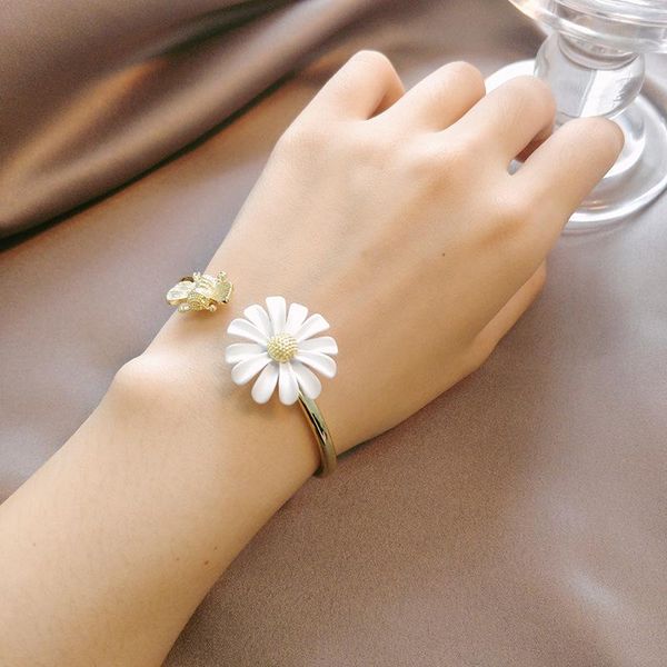 charm bracelets fashion sunflower charms open for women adjustable bangles korean cute flowers daisy wristband jewelry gifts, Golden;silver
charm bracelets fashion sunflower charms open for women adjustable bangles korean cute flowers daisy wristband jewelry gifts, Golden;silver
