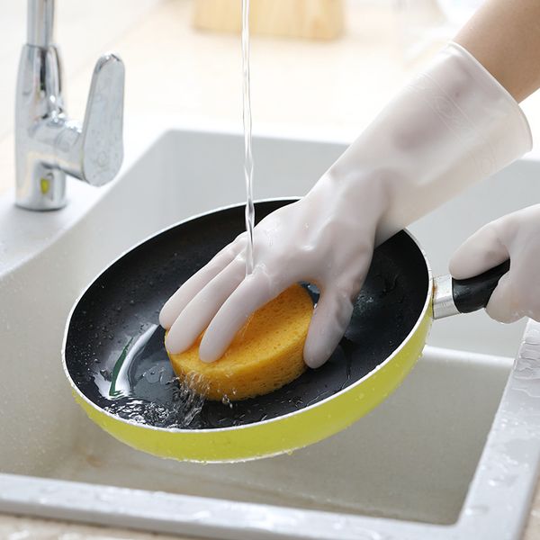 gloves kitchen household cleaning durable rubber women' washing clothes white pvc thickened plastic waterproof dishwashing, Blue;gray
gloves kitchen household cleaning durable rubber women' washing clothes white pvc thickened plastic waterproof dishwashing, Blue;gray