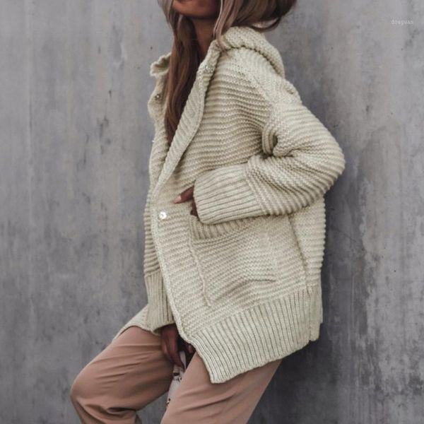 men's vests autumn winter women sweater cardigans 2021 hooded solid single breasted buttons pockets casual knit coat, Black;white 
men's vests autumn winter women sweater cardigans 2021 hooded solid single breasted buttons pockets casual knit coat, Black;white