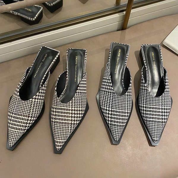 brand design women's slippers 2021 spring slip on mules shoes women pointed toe low heels slides ladies dress sx4463, Black
brand design women's slippers 2021 spring slip on mules shoes women pointed toe low heels slides ladies dress sx4463, Black