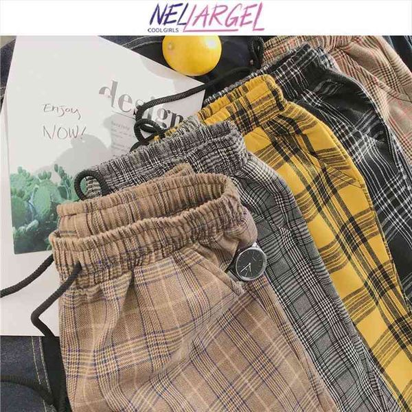 women y2k harajuku plaid pants streetwear women sweatpants korean fashions high waist pants plus size joggers, Black;white
women y2k harajuku plaid pants streetwear women sweatpants korean fashions high waist pants plus size joggers, Black;white