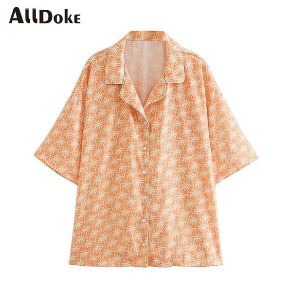 women's blouses & shirts alldoke vintage floral print blouse women summer turn down collar short sleeve shirt button oversized ladies, White
women's blouses & shirts alldoke vintage floral print blouse women summer turn down collar short sleeve shirt button oversized ladies, White