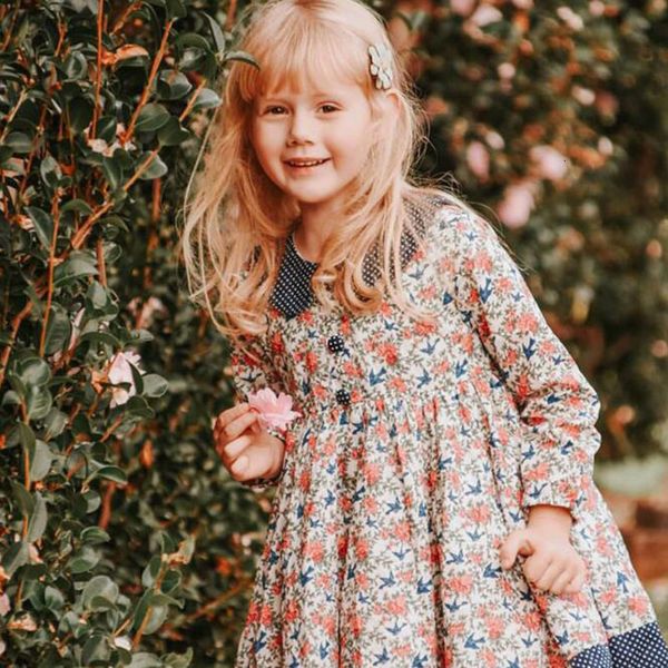 spring baby long sleeve printing es children summer girl floral princess clothing kids girls dress, Blue
spring baby long sleeve printing es children summer girl floral princess clothing kids girls dress, Blue