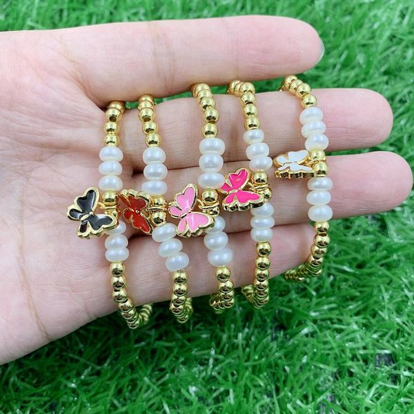 charm bracelets 2021 arrival fashion designer korean gold plated enamel butterfly bracelet for women jewelry, Golden;silver
charm bracelets 2021 arrival fashion designer korean gold plated enamel butterfly bracelet for women jewelry, Golden;silver