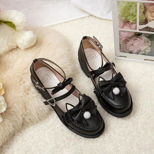 dress shoes olomlb womens round toe bowknot cat ear block heel cosplay lolita pumps mary janes plus size 34-44, Black
dress shoes olomlb womens round toe bowknot cat ear block heel cosplay lolita pumps mary janes plus size 34-44, Black
