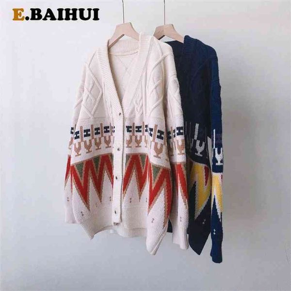 autumn women fashion korean sweater jackets christmas long knit coat oversized and cardigans femme 210522, White
autumn women fashion korean sweater jackets christmas long knit coat oversized and cardigans femme 210522, White