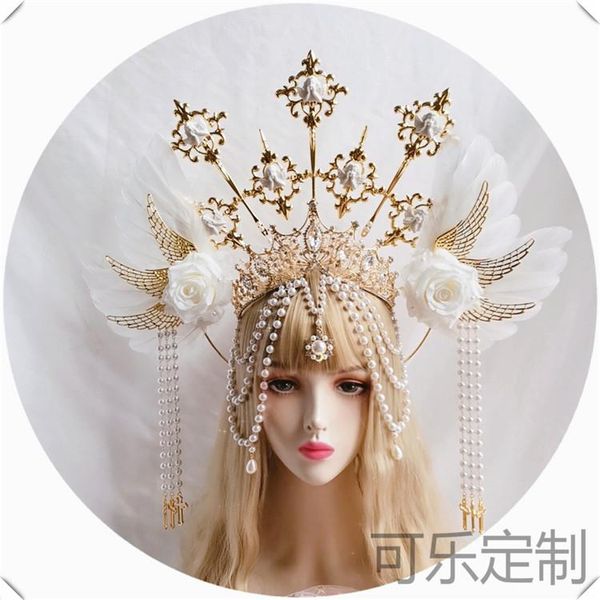 other event & party supplies lolita baroque angel feather virgin sun halo crown tassel bead chain rose hanayome vintage mary tiara headwear
other event & party supplies lolita baroque angel feather virgin sun halo crown tassel bead chain rose hanayome vintage mary tiara headwear