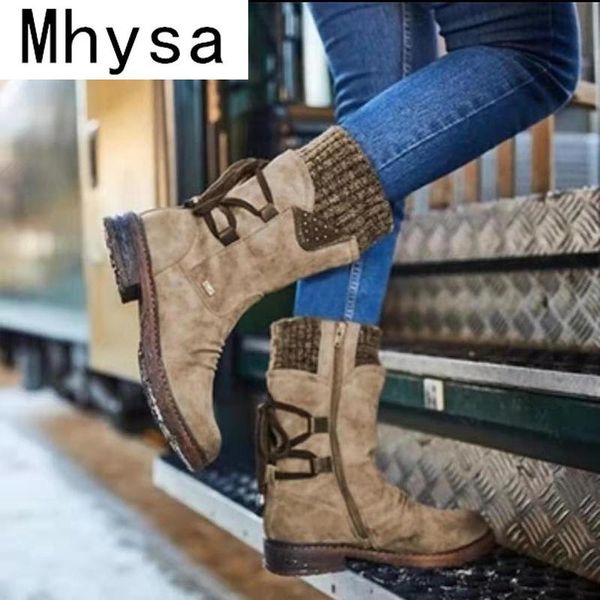 boots 2021 women winter mid-calf boot flock shoes ladies fashion snow thigh high suede warm botas zapatos de mujer, Black
boots 2021 women winter mid-calf boot flock shoes ladies fashion snow thigh high suede warm botas zapatos de mujer, Black