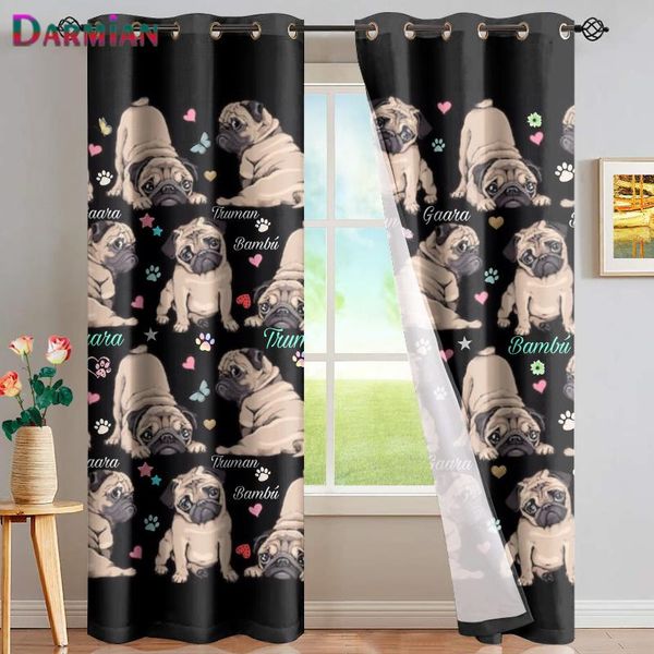 kawaii 3d pug dog pattern design black thermal insualted window draperies bedroom/kitchen home decor full shade curtain & drapes
kawaii 3d pug dog pattern design black thermal insualted window draperies bedroom/kitchen home decor full shade curtain & drapes