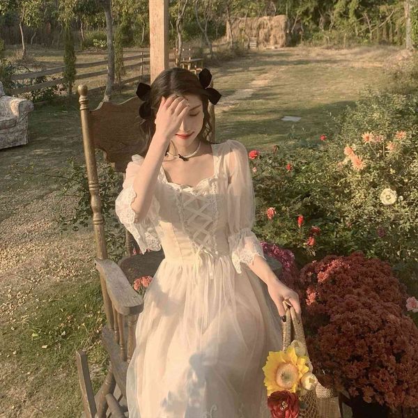 summer lace sweet elegant evening womens dresses party one piece korean kawaii short sleeve female square collar, Black;gray
summer lace sweet elegant evening womens dresses party one piece korean kawaii short sleeve female square collar, Black;gray