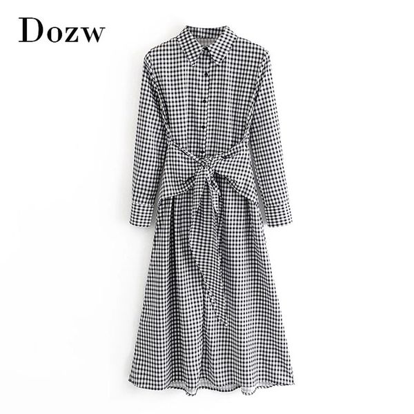 vintage plaid long shirt dress women bow tie sleeve casual es a line turn down collar office vestidos 210515, Black;gray
vintage plaid long shirt dress women bow tie sleeve casual es a line turn down collar office vestidos 210515, Black;gray