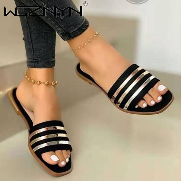 fashion ladies slippers beach shoes women slip on bling gold flat slides outdoor female plus size 35-43 casual sandals, Black
fashion ladies slippers beach shoes women slip on bling gold flat slides outdoor female plus size 35-43 casual sandals, Black