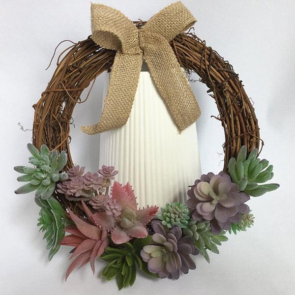 decorative flowers & wreaths handmade simulation succulent wreath hanging ornament wedding party decoration door decorations home festive su
decorative flowers & wreaths handmade simulation succulent wreath hanging ornament wedding party decoration door decorations home festive su