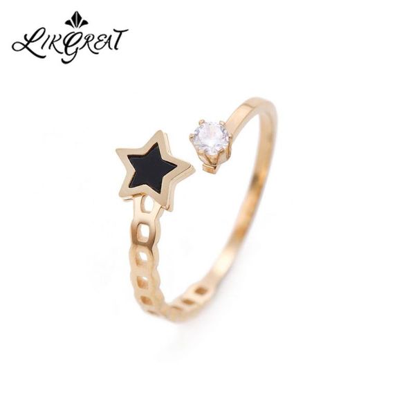 wedding rings likgreat cz zircon star finger ring for women stainless steel open jewelry bijoux birthday gifts lady girl, Slivery;golden
wedding rings likgreat cz zircon star finger ring for women stainless steel open jewelry bijoux birthday gifts lady girl, Slivery;golden