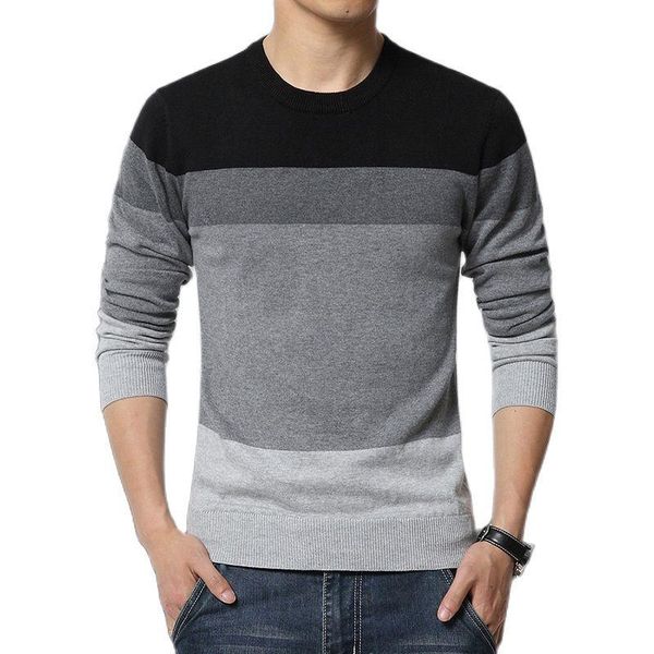 men's sweaters casual sweater o-neck striped slim fit knittwear 2021 autumn pullover men pull homme -3xl, White;black
men's sweaters casual sweater o-neck striped slim fit knittwear 2021 autumn pullover men pull homme -3xl, White;black