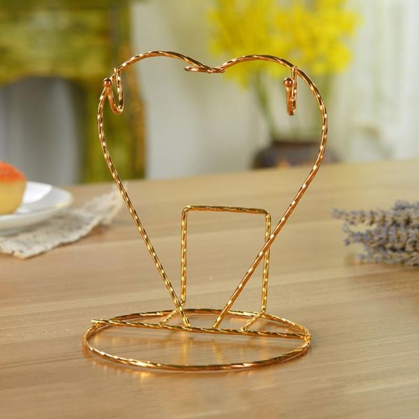 kitchen storage & organization 1pcs heart-shaped cup rack stainless steel dish holder glass tea black coffee anti-rust coated display stand
kitchen storage & organization 1pcs heart-shaped cup rack stainless steel dish holder glass tea black coffee anti-rust coated display stand