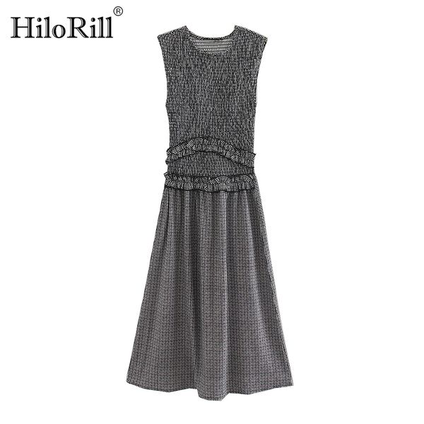 printed midi dress women o neck vintage ruffles summer sleeveless ladies a line party es robe femme 210508, Black;gray
printed midi dress women o neck vintage ruffles summer sleeveless ladies a line party es robe femme 210508, Black;gray