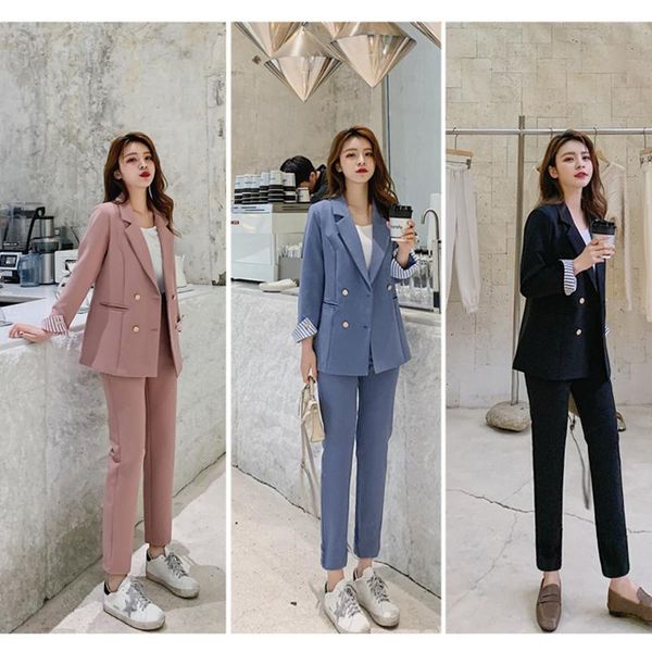 ensemble blazer et pantalon de protection pour femmes veste deux pieces slim femme tenue bureau women's two piece pants, White
ensemble blazer et pantalon de protection pour femmes veste deux pieces slim femme tenue bureau women's two piece pants, White