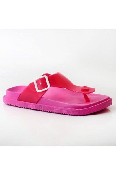 women's pink thong slippers, Black
