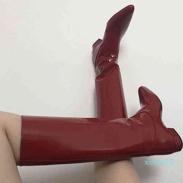 boot boots women's knee autumn pu leather women shoes pointed toe fashion low heel woman office lady long boots, Black
boot boots women's knee autumn pu leather women shoes pointed toe fashion low heel woman office lady long boots, Black