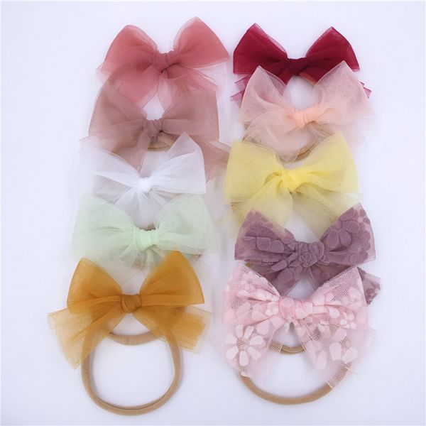 4inch lace embroiderd bows baby headband kids lace hair bow headbands newborn nylon hair band girls hair accessories, Slivery;white
4inch lace embroiderd bows baby headband kids lace hair bow headbands newborn nylon hair band girls hair accessories, Slivery;white