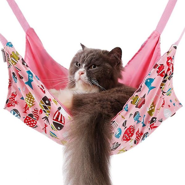 cat beds & furniture 1 piece hammock creative hanging sleeping bed with canvas fish print decor double-sided available cats mat supplies
cat beds & furniture 1 piece hammock creative hanging sleeping bed with canvas fish print decor double-sided available cats mat supplies